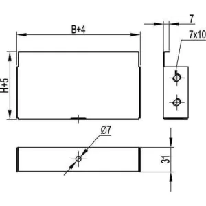 ДКС End Cap 150x80 DKC 37263 ДКС End Cap 150x80 DKC 37263