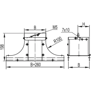 ДКС TSS tapper-cover (flat),150x100, included with fasteners (joint plates GTO, screws, nuts) DKC 37333K ДКС TSS tapper-cover (flat),150x100, included with fasteners (joint plates GTO, screws, nuts) DKC 37333K