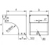 ДКС CDV 90 external vertical angle 200x80, included with fasteners (joint plates GTO, screws, nuts) DKC 37374K ДКС CDV 90 external vertical angle 200x80, included with fasteners (joint plates GTO, screws, nuts) DKC 37374K
