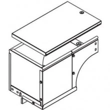 ДКС CDSD 90 external vertical angle,  400x50, included with fasteners (joint plates GTO, screws,  nuts) DKC Code:37506K