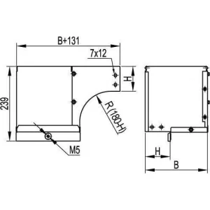 ДКС CDSD 90 external vertical angle, 500x50, included with fasteners (joint plates GTO, screws, nuts) DKC 37507K ДКС CDSD 90 external vertical angle, 500x50, included with fasteners (joint plates GTO, screws, nuts) DKC 37507K