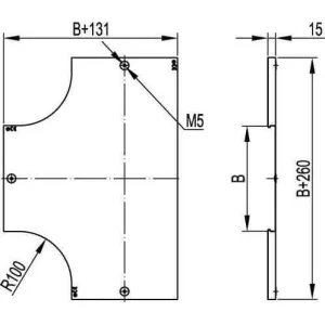 ДКС Cover for DPT T-tapper b. 600 DKC 38048 ДКС Cover for DPT T-tapper b. 600 DKC 38048