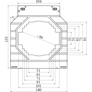 ДКС Трансформатор тока CT100 4000/5А, класс точности-0.2, мощность -15ВА CT100-4000-0.2-15 DKC ДКС Трансформатор тока CT100 4000/5А, класс точности-0.2, мощность -15ВА CT100-4000-0.2-15 DKC