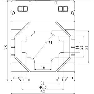 ДКС Трансформатор тока CT40 400/5А, класс точности-0.5S, мощность -2.5ВА CT40-400-0.5S-2.5 DKC ДКС Трансформатор тока CT40 400/5А, класс точности-0.5S, мощность -2.5ВА CT40-400-0.5S-2.5 DKC