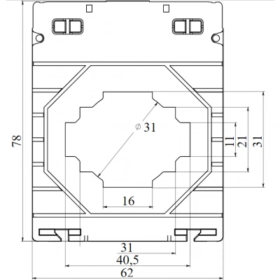 ДКС Трансформатор тока CT40 400/5А, класс точности-0.5S, мощность -2.5ВА CT40-400-0.5S-2.5 DKC ДКС Трансформатор тока CT40 400/5А, класс точности-0.5S, мощность -2.5ВА CT40-400-0.5S-2.5 DKC