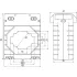 ДКС Трансформатор тока CT40 750/5А, класс точности - 0.5, мощность - 10ВА CT40-750-0.5-10 DKC ДКС Трансформатор тока CT40 750/5А, класс точности - 0.5, мощность - 10ВА CT40-750-0.5-10 DKC