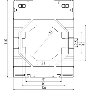ДКС Трансформатор тока CT60 250/5А, класс точности-0.5, мощность -2.5ВА CT60-250-0.5-2.5 DKC ДКС Трансформатор тока CT60 250/5А, класс точности-0.5, мощность -2.5ВА CT60-250-0.5-2.5 DKC