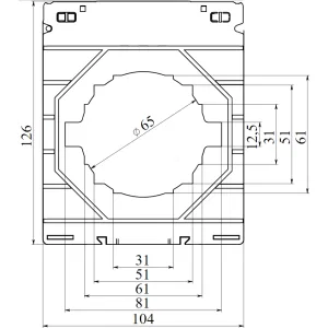 ДКС Трансформатор тока CT80 2000/5А, класс точности-0.2, мощность -15ВА CT80-2000-0.2-15 DKC ДКС Трансформатор тока CT80 2000/5А, класс точности-0.2, мощность -15ВА CT80-2000-0.2-15 DKC