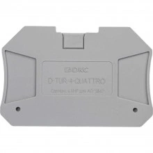 ДКС Изолятор торцевой для клемм TUR-2.5-QUATTRO D-TUR-2.5-QUATTRO DKC