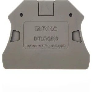 ДКС Изолятор торцевой для клемм TUR-35R D-TUR-35R DKC ДКС Изолятор торцевой для клемм TUR-35R D-TUR-35R DKC