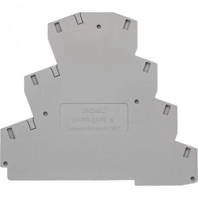 ДКС Изолятор торцевой для клеммы VPR-2.5-3L D-VPR-2.5-3L DKC ДКС Изолятор торцевой для клеммы VPR-2.5-3L D-VPR-2.5-3L DKC