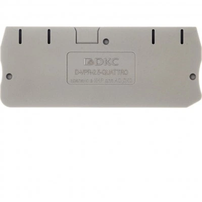 ДКС Изолятор торцевой для клеммы VPR-2.5-QUATTRO D-VPR-2.5-QUATTRO DKC