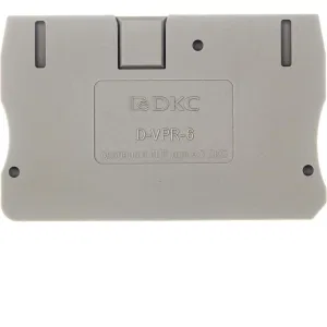 ДКС Изолятор торцевой для клеммы VPR-6 D-VPR-6 DKC ДКС Изолятор торцевой для клеммы VPR-6 D-VPR-6 DKC