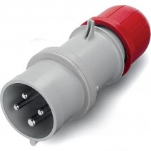 ДКС Вилка кабельная с безвинтовыми клеммами IP44 16A 3P+E 400В DIS2131636P DKC
