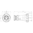 ДКС Вилка кабельная CP IP67 125A 3P+E+N 400В DIS21812537 DKC ДКС Вилка кабельная CP IP67 125A 3P+E+N 400В DIS21812537 DKC