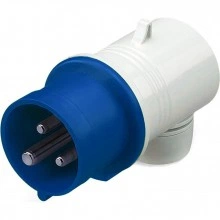 ДКС Вилка кабельная угловая IP44 32А 2P+E 230В DIS2213233 DKC