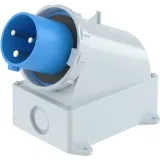 ДКС Вилка настенная WP IP67 63А 2P+E 230В DIS245M6393 DKC