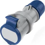 ДКС Розетка кабельная с безвинтовыми клеммами IP44 16A 2P+E 230В DIS3131643P DKC