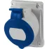 ДКС Розетка панельная с наклоном IP44 32А 2P+E 230В. Пружинный зажим. DKC DIS4133263F ДКС Розетка панельная с наклоном IP44 32А 2P+E 230В. Пружинный зажим. DKC DIS4133263F