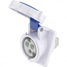 ДКС Розетка панельная с наклоном PAS IP67 32А 2P+E 230В DIS4183263 DKC