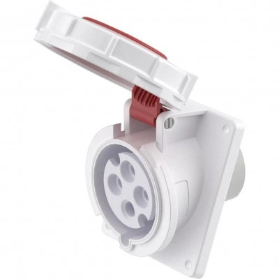 ДКС Розетка панельная с наклоном PAS IP67 32А 3P+E 400В DIS4183266 DKC