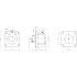 ДКС Розетка панельная PSS IP44 16A 2P+E 230В DIS4221663 DKC ДКС Розетка панельная PSS IP44 16A 2P+E 230В DIS4221663 DKC