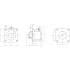 ДКС Розетка панельная PSS IP44 16A 3P+E+N 400В DIS4221667 DKC ДКС Розетка панельная PSS IP44 16A 3P+E+N 400В DIS4221667 DKC