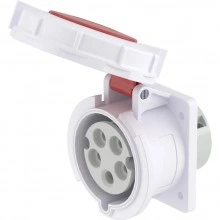 ДКС Розетка панельная PSS IP67 32A 3P+E+N 400В DIS4273267 DKC