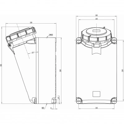 ДКС Розетка настенная WS IP67 125A 3P+E 400В DIS51512556 DKC ДКС Розетка настенная WS IP67 125A 3P+E 400В DIS51512556 DKC