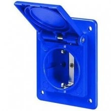 ДКС Розетка панельная, IP54, с увеличенным фланцем 70x87 DIS5704061 DKC