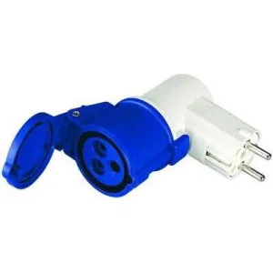 ДКС Переходник 16A(2P+E)250В-16A3P230В DIS610379 DKC ДКС Переходник 16A(2P+E)250В-16A3P230В DIS610379 DKC