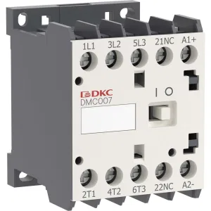 ДКС Миниконтактор YON DMC007 7A 3кВт AC3 3P кат. 24В AC 1НО DMC007-3C10A024 DKC ДКС Миниконтактор YON DMC007 7A 3кВт AC3 3P кат. 24В AC 1НО DMC007-3C10A024 DKC