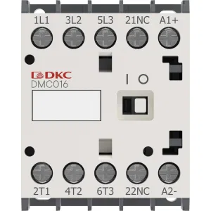 ДКС Миниконтактор YON DMC016 16A 7,5кВт AC3 3P кат. 24В DC 1НО DMC016-3C10D024 DKC ДКС Миниконтактор YON DMC016 16A 7,5кВт AC3 3P кат. 24В DC 1НО DMC016-3C10D024 DKC