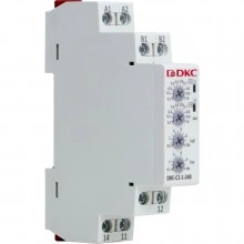 ДКС Реле контроля тока, тип DRC, 0.1-1А, конфигурация контакта 1CO, 24-240 AC/DC DRC-C1-1-240 DKC