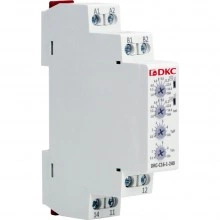 ДКС Реле контроля тока, тип DRC, 1.6-16А, конфигурация контакта 1CO, 24-240 AC/DC DRC-C16-1-240 DKC