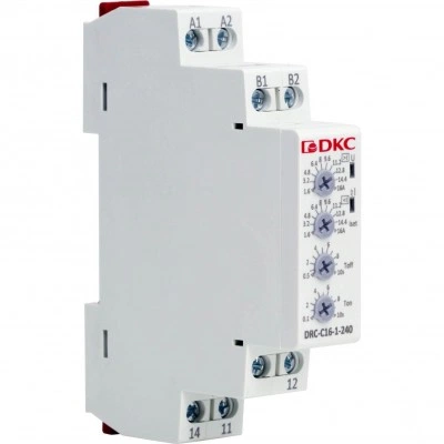 ДКС Реле контроля тока, тип DRC, 1.6-16А, конфигурация контакта 1CO, 24-240 AC/DC DRC-C16-1-240 DKC ДКС Реле контроля тока, тип DRC, 1.6-16А, конфигурация контакта 1CO, 24-240 AC/DC DRC-C16-1-240 DKC