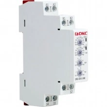 ДКС Реле контроля тока, тип DRC, 0.8-8А, конфигурация контакта 1CO, 24-240 AC/DC DRC-C8-1-240 DKC