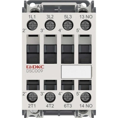 ДКС Магнитный контактор YON DSC009 9A 4кВт AC3 3P кат.380В AC 1НО DSC009-3C10A380 DKC ДКС Магнитный контактор YON DSC009 9A 4кВт AC3 3P кат.380В AC 1НО DSC009-3C10A380 DKC