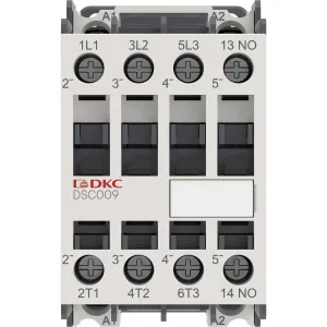 ДКС Магнитный контактор YON DSC009 9A 4кВт AC3 3P кат.48В DC 1НО DSC009-3C10D048 DKC ДКС Магнитный контактор YON DSC009 9A 4кВт AC3 3P кат.48В DC 1НО DSC009-3C10D048 DKC