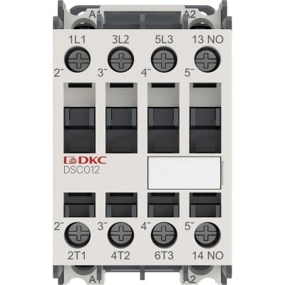 ДКС Магнитный контактор YON DSC012 12A 5,5кВт AC3 3P кат.110В DC 1НО DSC012-3C10D110 DKC ДКС Магнитный контактор YON DSC012 12A 5,5кВт AC3 3P кат.110В DC 1НО DSC012-3C10D110 DKC