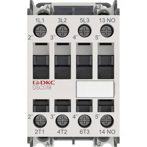 ДКС Магнитный контактор YON DSC018 18A 7,5кВт AC3 3P кат.48В DC 1НО DSC018-3C10D048 DKC ДКС Магнитный контактор YON DSC018 18A 7,5кВт AC3 3P кат.48В DC 1НО DSC018-3C10D048 DKC
