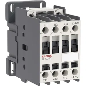 ДКС Магнитный контактор YON DSC025 25A 12,5кВт AC3 3P кат.220В AC 1НО DSC025-3C10A230 DKC ДКС Магнитный контактор YON DSC025 25A 12,5кВт AC3 3P кат.220В AC 1НО DSC025-3C10A230 DKC