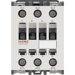 ДКС Магнитный контактор YON DSC032 32A 15кВт AC3 3P кат.24В AC DSC032-3C00A024 DKC ДКС Магнитный контактор YON DSC032 32A 15кВт AC3 3P кат.24В AC DSC032-3C00A024 DKC
