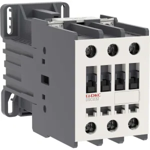 ДКС Магнитный контактор YON DSC032 32A 15кВт AC3 3P кат.110В DC DSC032-3C00D110 DKC ДКС Магнитный контактор YON DSC032 32A 15кВт AC3 3P кат.110В DC DSC032-3C00D110 DKC