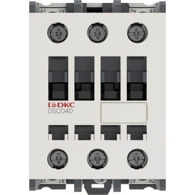 ДКС Магнитный контактор YON DSC040 40A 18,5кВт AC3 3P кат.24В DC DSC040-3C00D024 DKC ДКС Магнитный контактор YON DSC040 40A 18,5кВт AC3 3P кат.24В DC DSC040-3C00D024 DKC