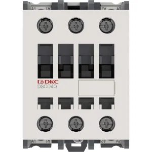 ДКС Магнитный контактор YON DSC040 40A 18,5кВт AC3 3P кат.48В DC DSC040-3C00D048 DKC ДКС Магнитный контактор YON DSC040 40A 18,5кВт AC3 3P кат.48В DC DSC040-3C00D048 DKC