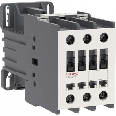 ДКС Магнитный контактор YON DSC040 40A 18,5кВт AC3 3P кат.110В DC DSC040-3C00D110 DKC