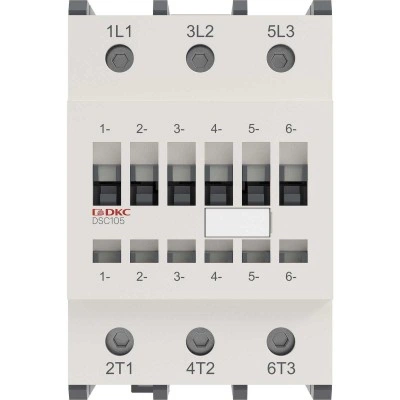 ДКС Магнитный контактор YON DSC105 105A 55кВт AC3 3P кат.48В DC DSC105-3C00D048 DKC ДКС Магнитный контактор YON DSC105 105A 55кВт AC3 3P кат.48В DC DSC105-3C00D048 DKC