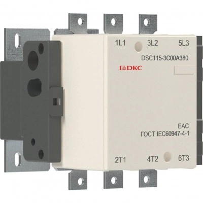 ДКС Магнитный контактор DSC115-3C00A380 115А 55кВт (AC3) кат 380В AC DSC115-3C00A380 DKC ДКС Магнитный контактор DSC115-3C00A380 115А 55кВт (AC3) кат 380В AC DSC115-3C00A380 DKC