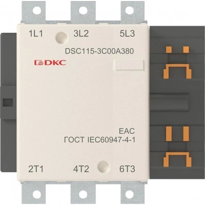 ДКС Магнитный контактор DSC115-3C00A380 115А 55кВт (AC3) кат 380В AC DSC115-3C00A380 DKC ДКС Магнитный контактор DSC115-3C00A380 115А 55кВт (AC3) кат 380В AC DSC115-3C00A380 DKC